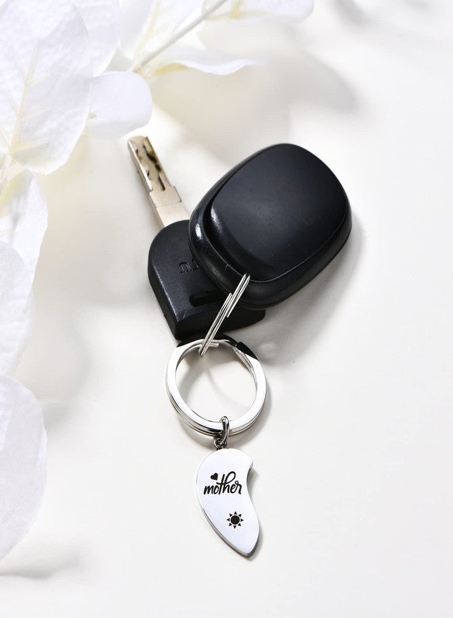 Yonhon Mother Daughter Keychains Set for 2, Mom Daughter Matching Keychains for 2 - Image 5